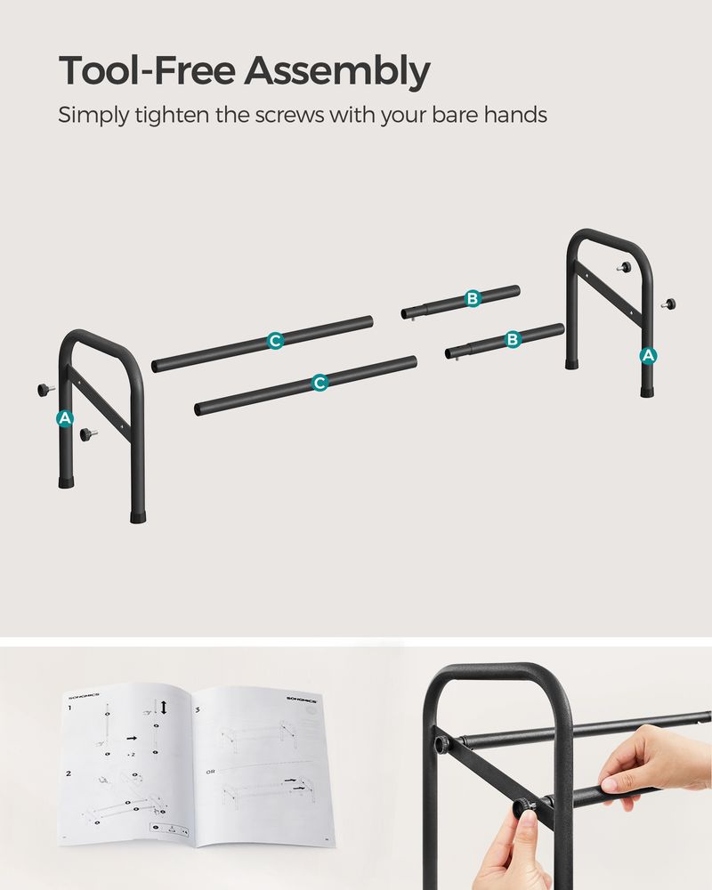 SONGMICS Expandable Shoe Rack 