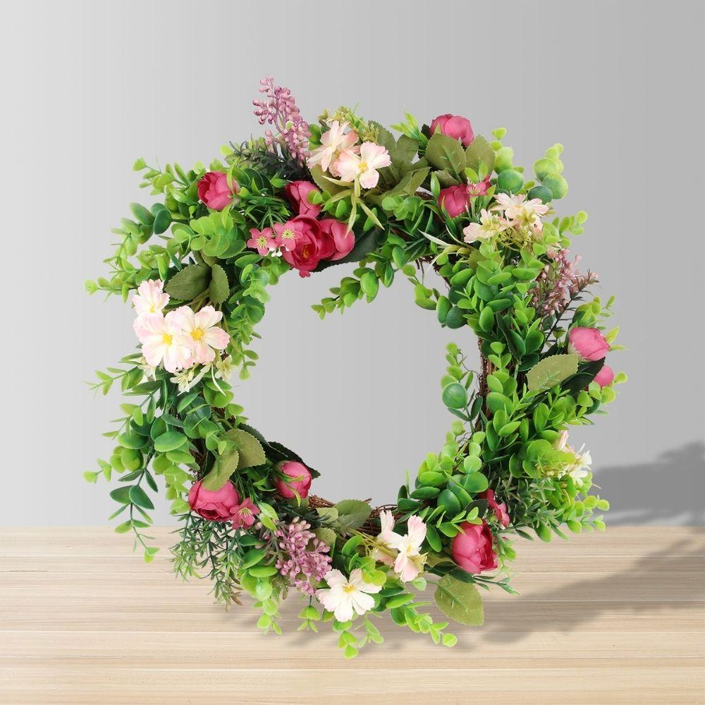 Jayla Artificial Floral Wreath 19.7'' 