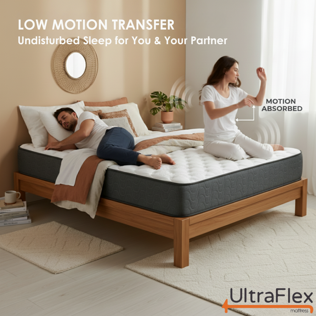 UltraFlex® STELLAR Mattress and BoxSpring Set Medium Firm – Premium Orthopedic Mattress with Cooling Gel, High-Density Soy Foam & Quilted Top | Made in Canada