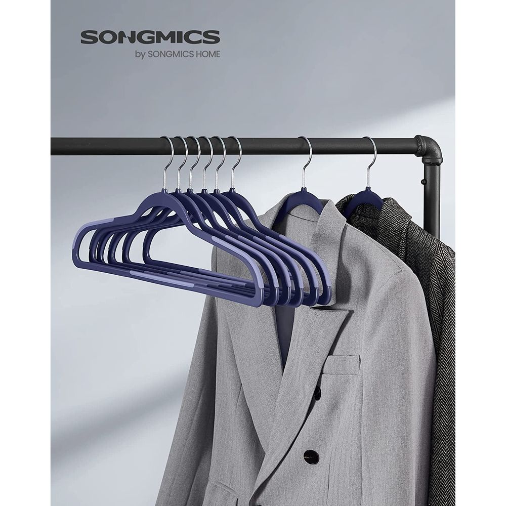 SONGMICS Pack of 50 Plastic Coat Hangers 