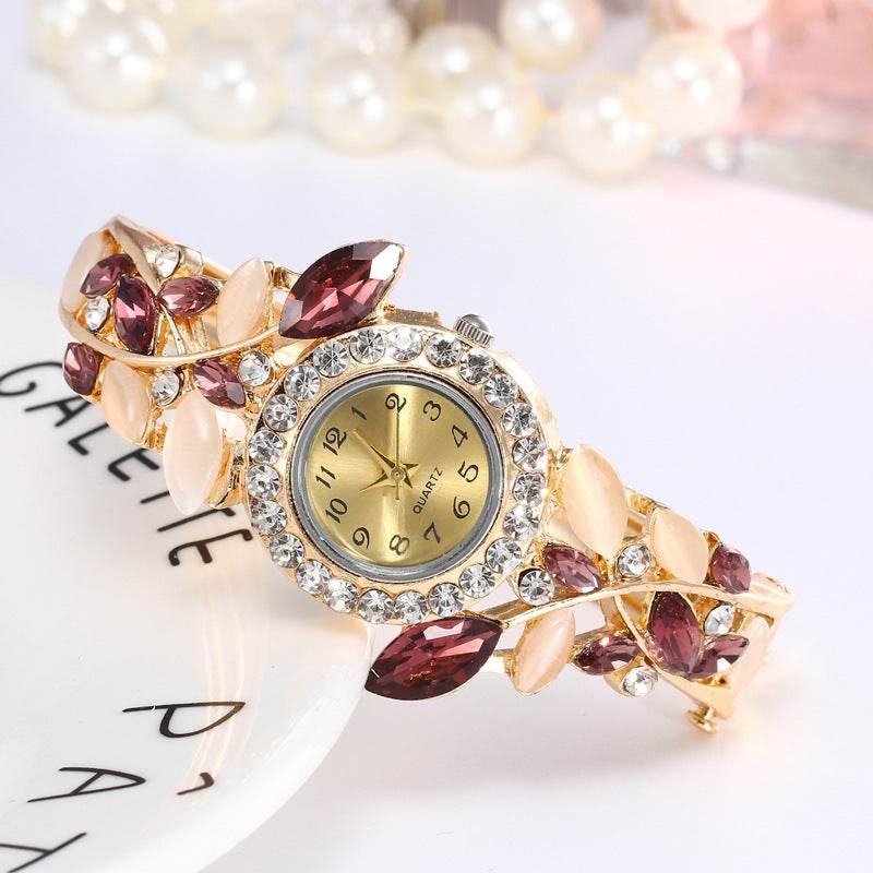 Diamond ladies fashion bracelet women watch 