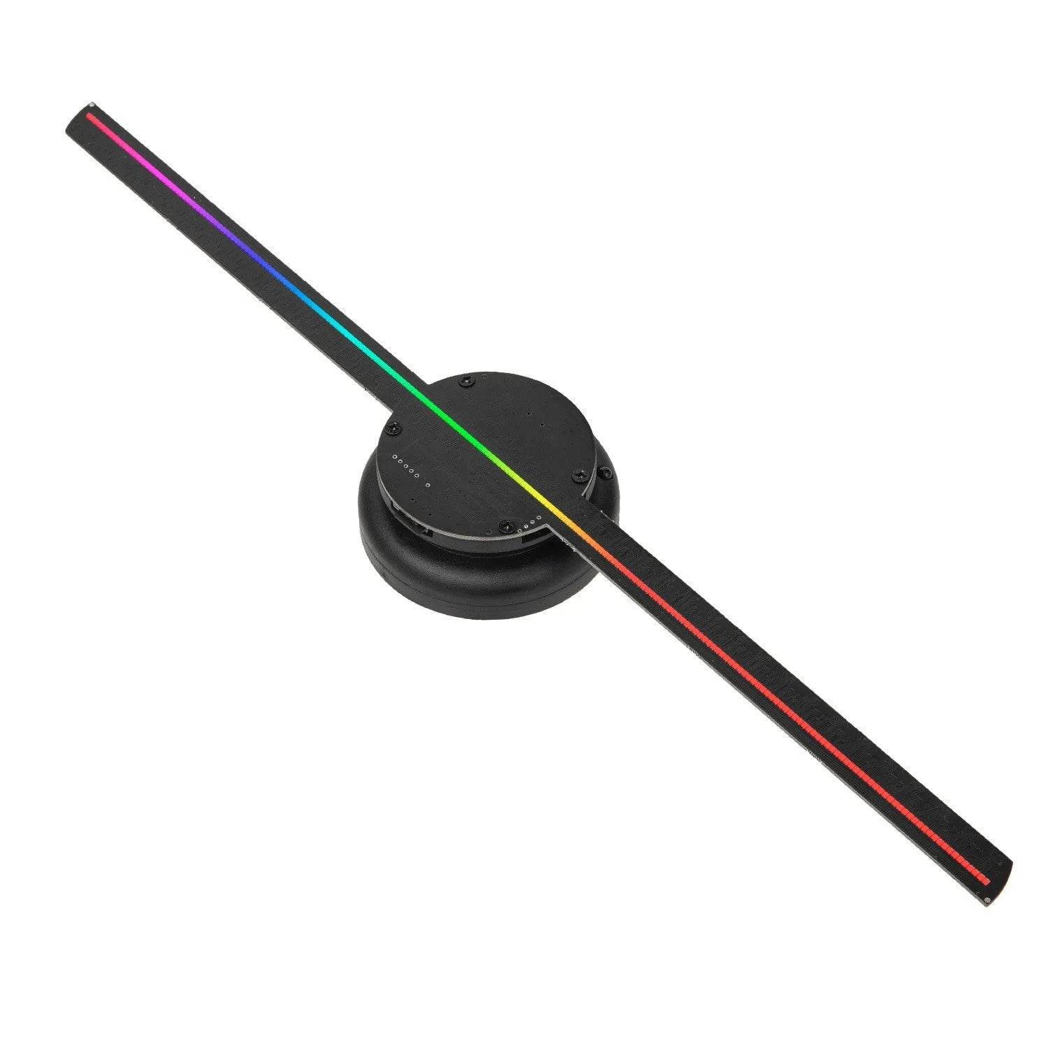 Led Luminous Sign Light Holographic Projector Diy Fan Screen Video Picture 3d Holographic Light Holiday Decoration 