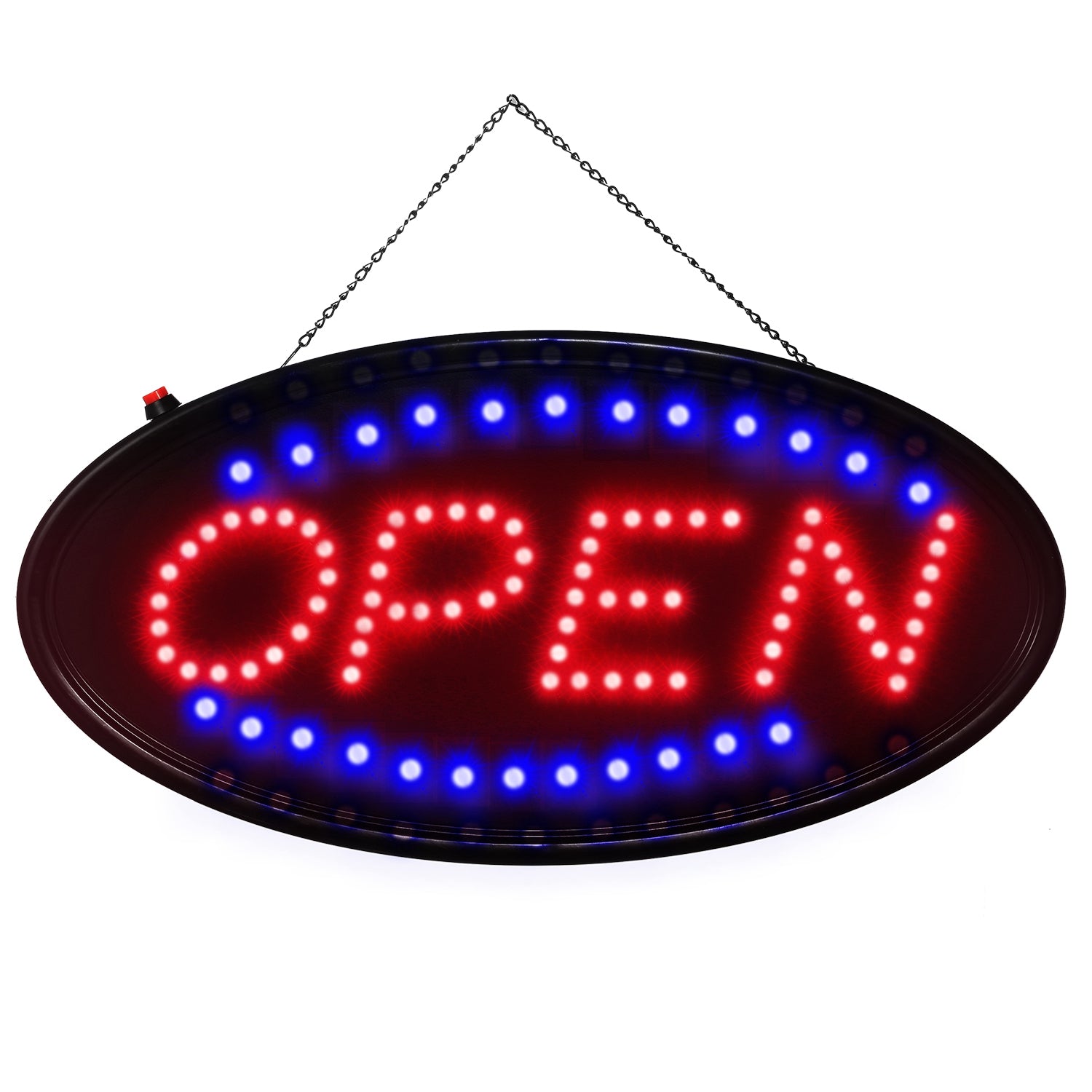 Ultra Bright LED Neon Open Sign Flash/Normal Lighting Store Business Sign Animated Motion