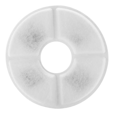 4Pcs Pet Cat Water Fountain Replacement Filters Active Carbon Filter for 1.6L/2.4L Pet Fountain Dispenser Waterer 