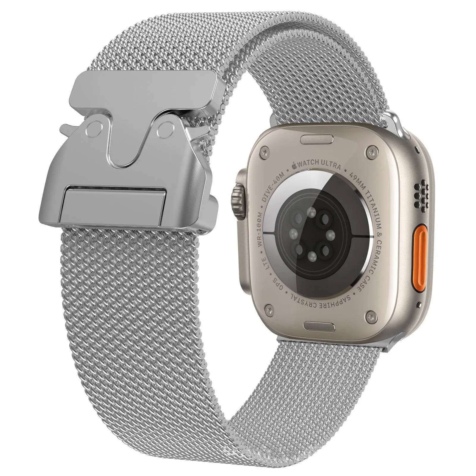 24mm Milan Titanium Watch Strap Suitable For Apple iwatch Smartwatch 