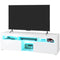 HOMCOM Modern TV Stand with Storage LED Lights for TVs up to 55