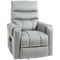 HOMCOM Massage Lift Recliner Chair: 8 Vibration Points, Footrest, Remote Control, Side Pockets, Grey