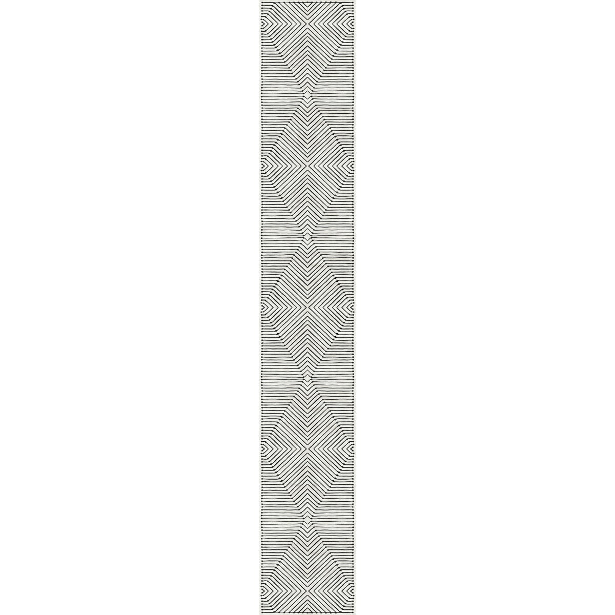 Calator Black & Ivory Rug 