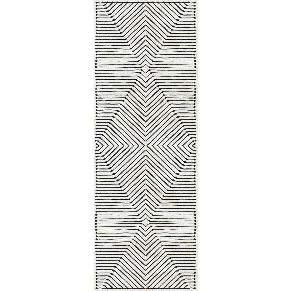 Calator Black & Ivory Rug 