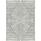 Calator Black & Ivory Rug | Modern Minimalist Area Rug, Machine Washable or Premium Linen