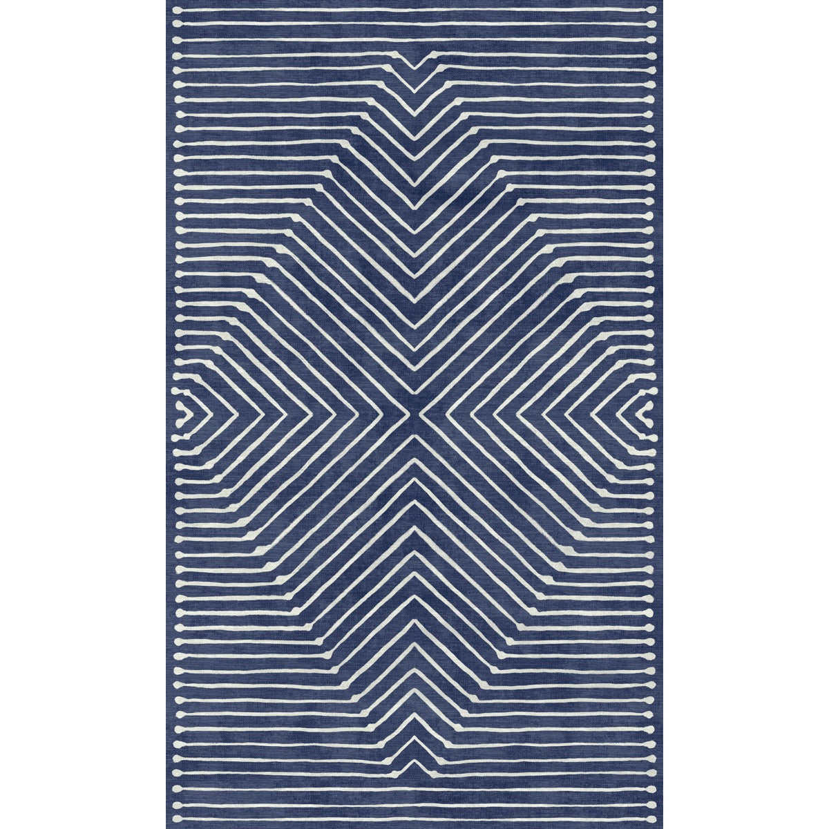 Calator Navy Blue Rug 