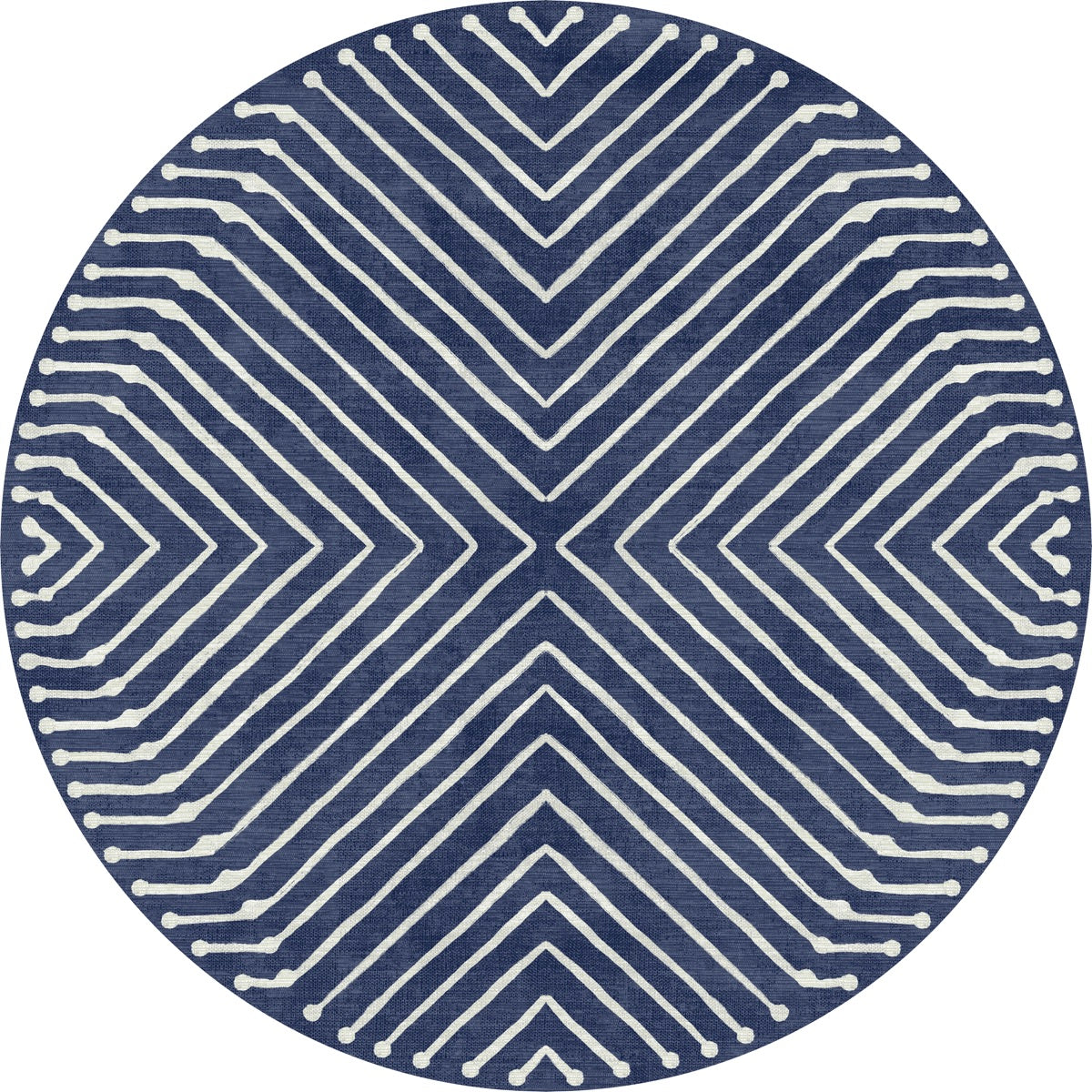 Calator Navy Blue Rug 