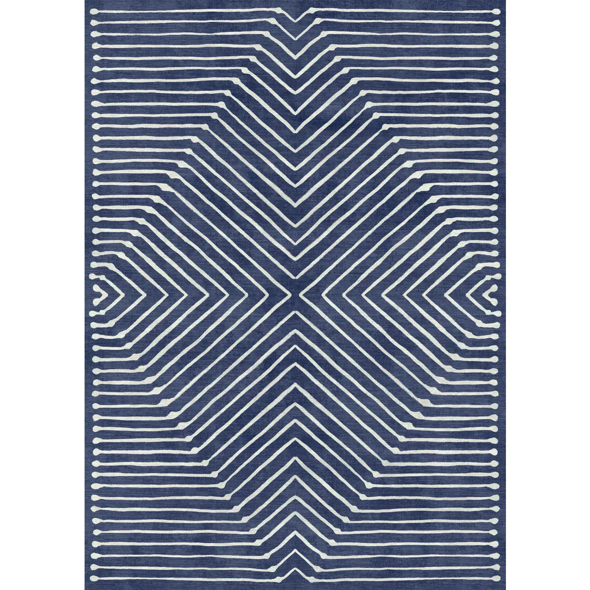 Calator Navy Blue Rug 