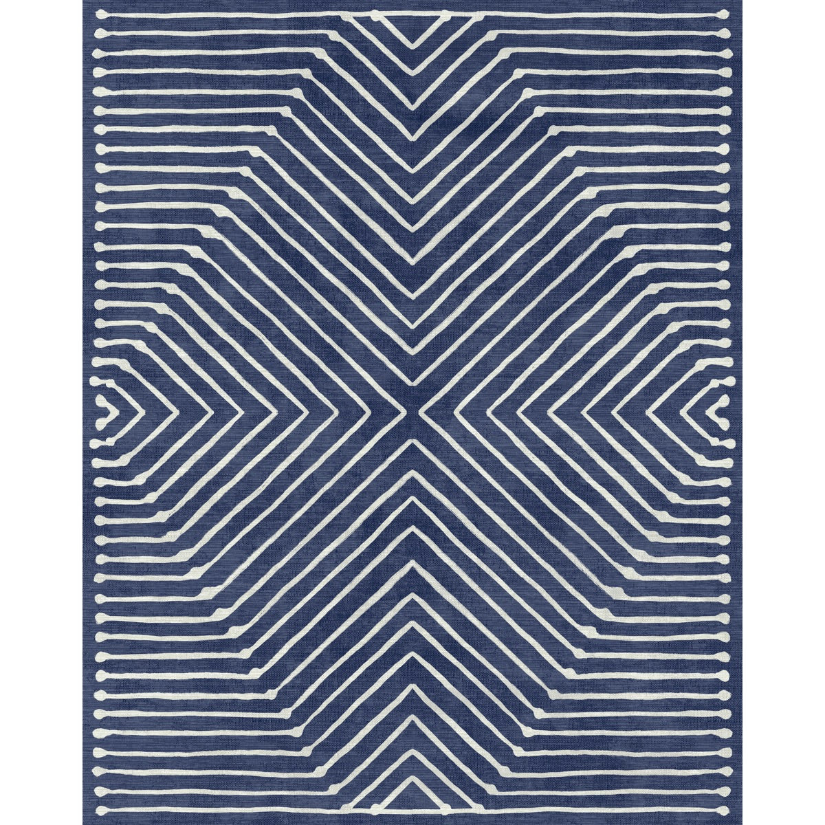 Calator Navy Blue Rug 