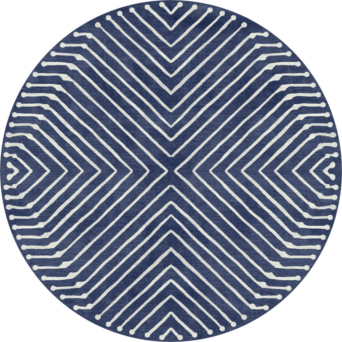 Calator Navy Blue Rug 