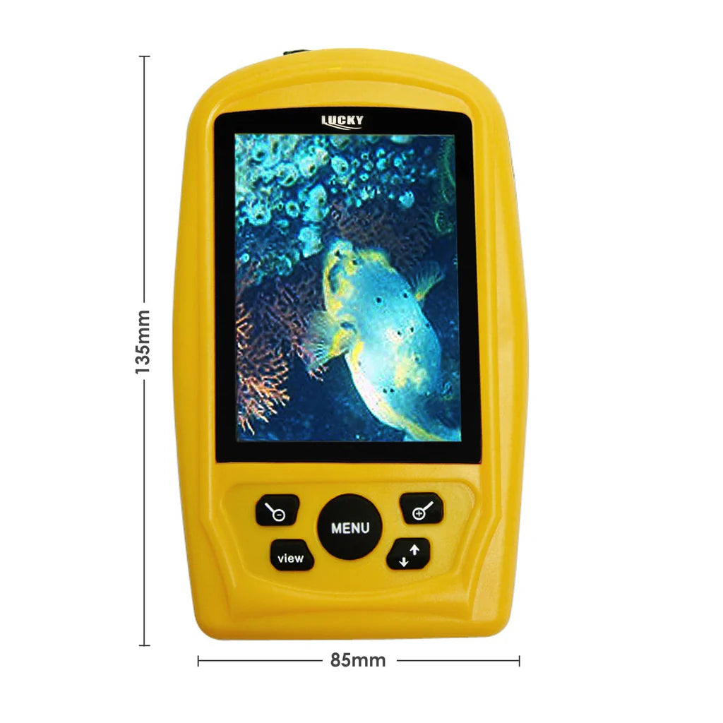 FF-3308-8 Portable Underwater Fishing & Inspection Camera System, 3.5" Color LCD Monitor, 20M Cable, 120° Wide-Angle Camera with IR LEDs