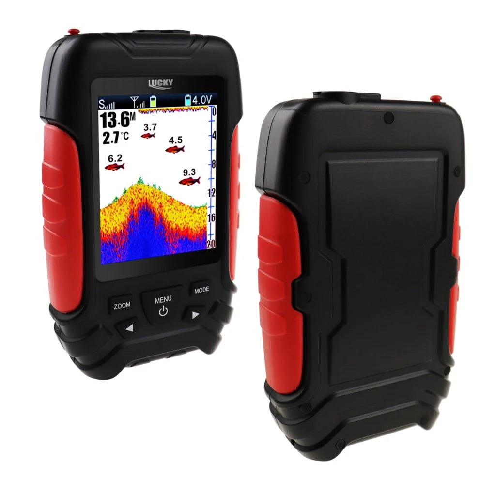 FF-168LIC 2-in-1 Wired & Wireless Fish Finder, 328 ft Wireless Range, 328 ft Wired Depth Detection, 2.8" LCD Display