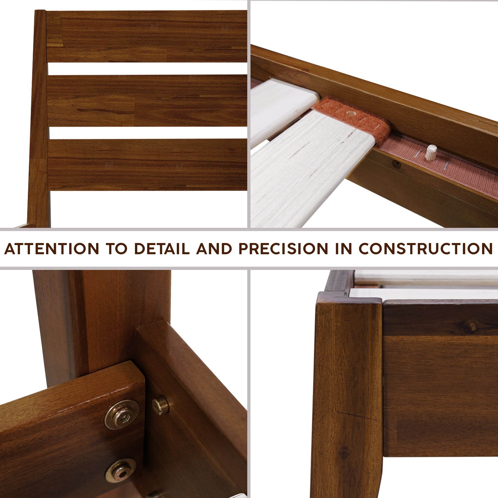 Emery Solid Wood Bed Frame 