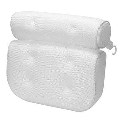 Bathtub Pillow Suction Cup Bath Pillow Air Mesh Breathable Spa Bath Pillow Neck Head Support 