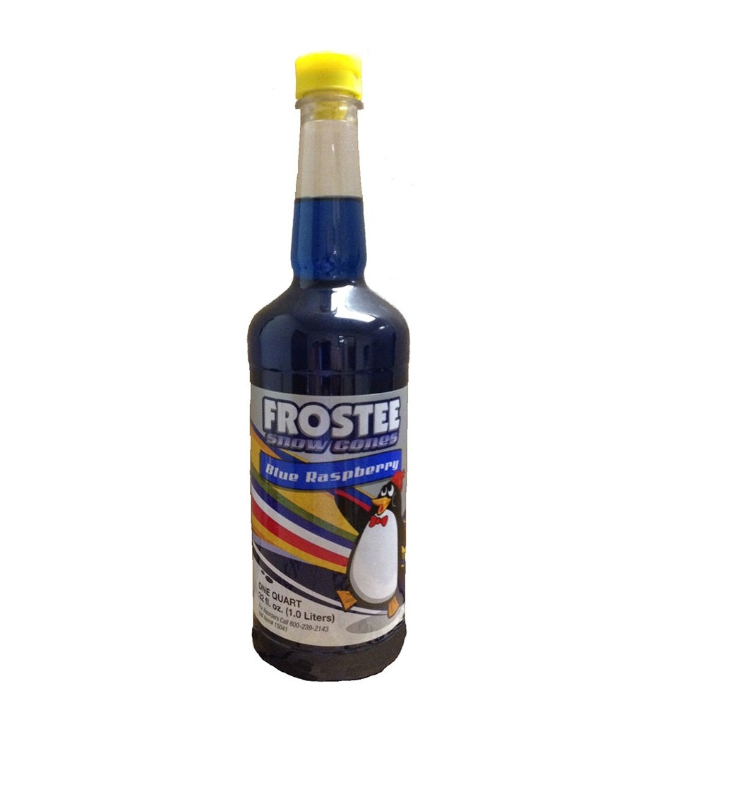 Snow Cone Syrup Blue Raspberry 1 QT 