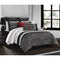 Woven Comforter Bedding Set 7Pcs Queen Zumi