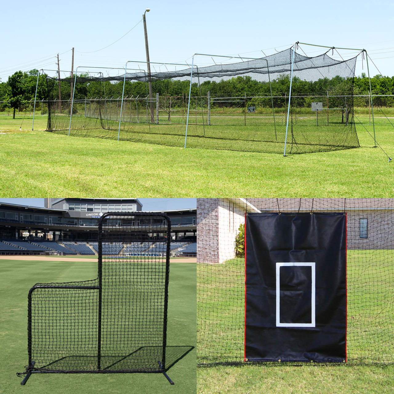 Rookie Complete Backyard Batting Cage Bundle