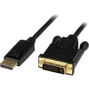 6ft (1.8m) DisplayPort to DVI Cable, 1080p, Active DisplayPort to DVI-D Adapter/Converter Cable, DP 1.2 to DVI Monitor Cable 