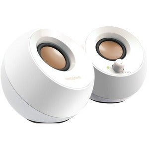 Creative Pebble 2.0 Speaker System - 4.4 W RMS - White 