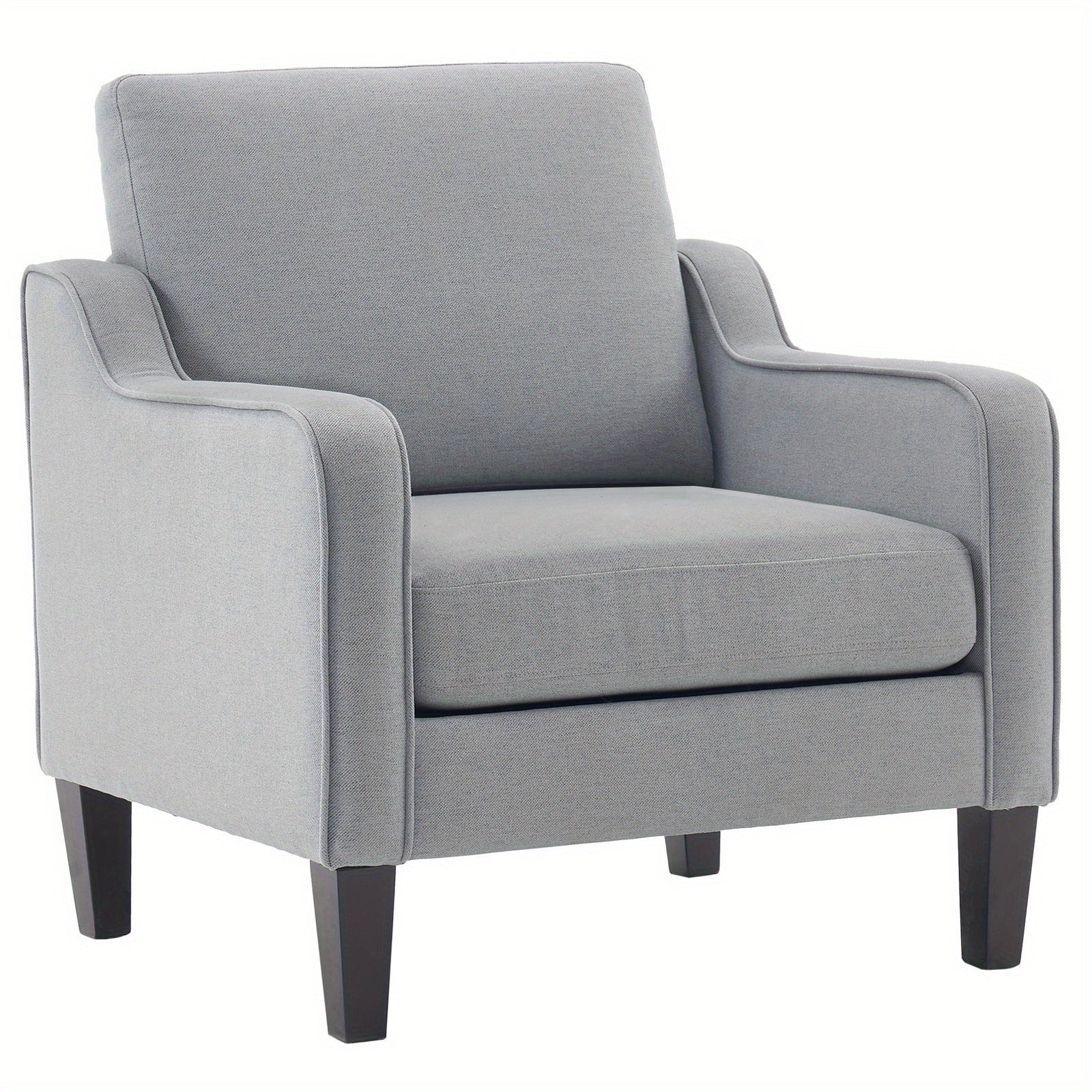 Soft Beige Plush Oversized Accent Chair - Cloud-Like Comfort with High-Density Foam Cushion, Ergonomic Support, Deep Snug Seat Upholstered Lounge Armchair for Living Room/Bedroom/Office, Easy Assembly Included, Bedroom Armcha 