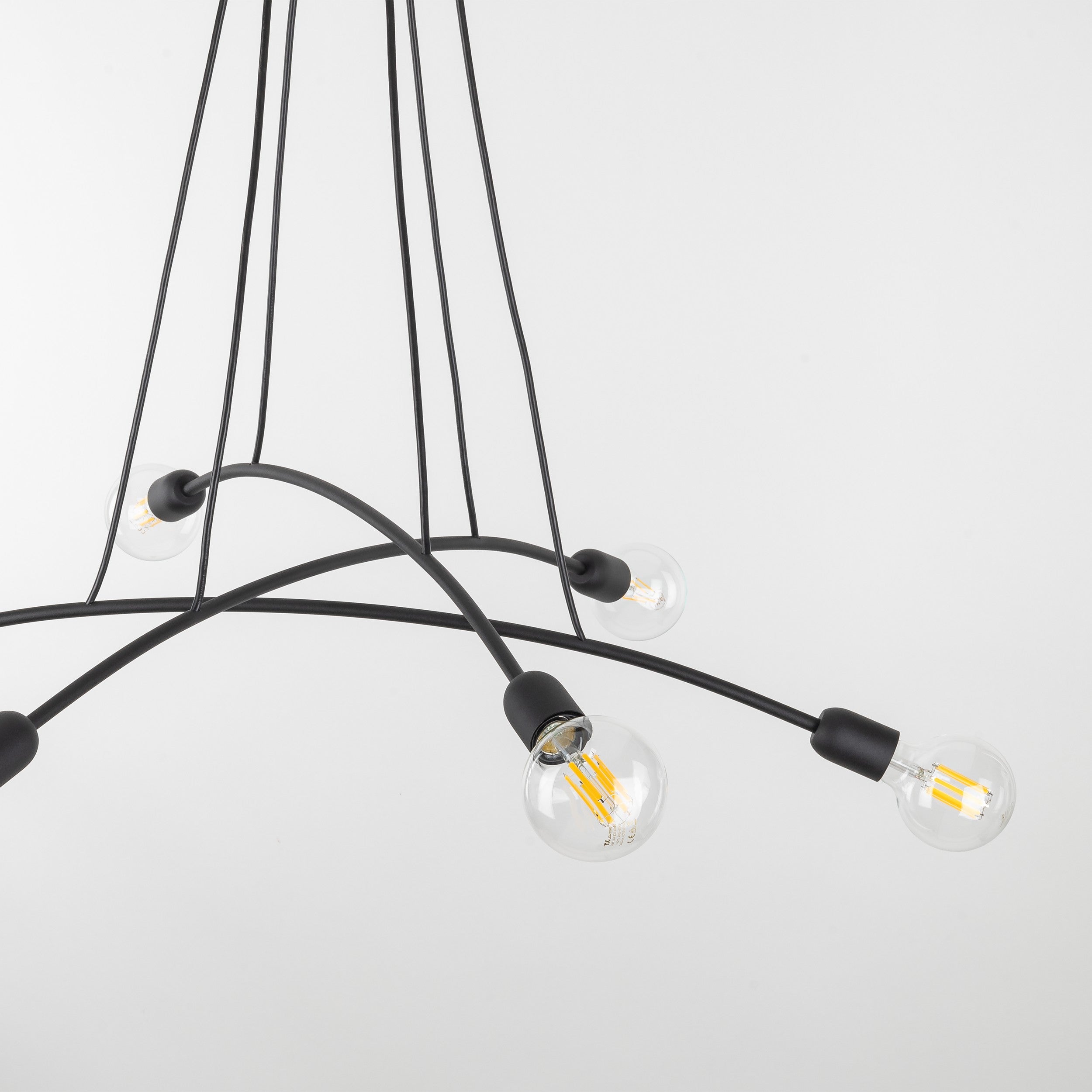 HELIX Black Minimalist Pendant Light 6  (Clearance)