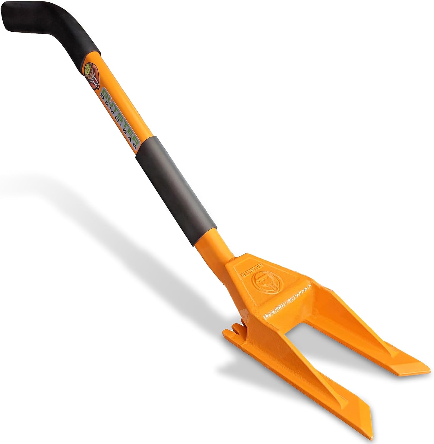 GUTSTER 30" Oval Handle Demolition Bar - Tight Space Demo Bar 