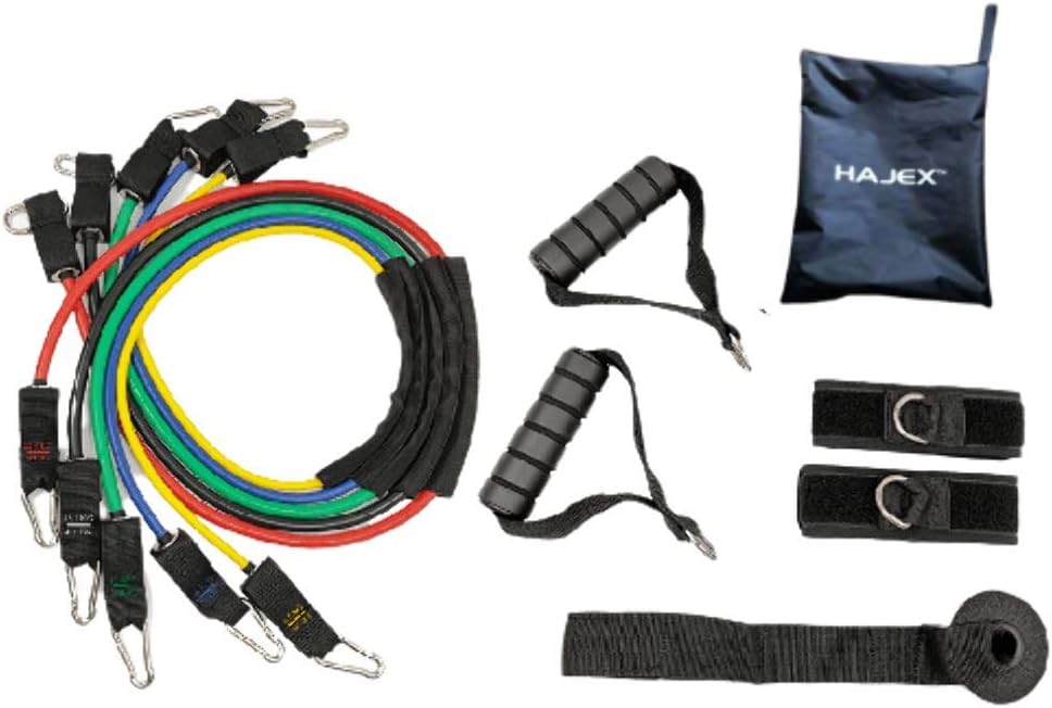 11Pcs Resistance Exercise Bands Set 