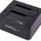 StarTech Dual-Bay SATA HDD/SSD Duplicator & Docking Station, Standalone Hard Drive Cloner with USB 3.0 & eSATA