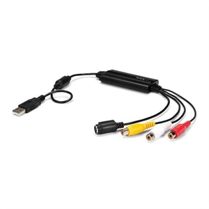 USB Video Capture Adapter Cable - S-Video/Composite to USB 2.0 - TWAIN Support - Analog to Digital Converter - Windows Only 