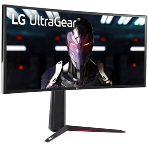 LG UltraGear 34GN850-B 34" Class UW-QHD Curved Screen Gaming LCD Monitor - 21:9 - Black, Red 