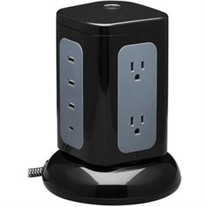 Tripp Lite by Eaton Protect It! TLP606UCTOWER 6-Outlet Surge Suppressor/Protector 