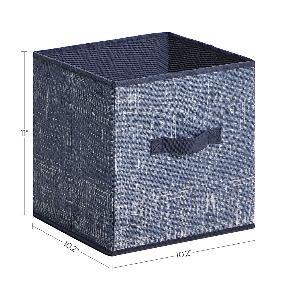 SONGMICS Non-Woven Fabric Storage Cubes with Double Handles 