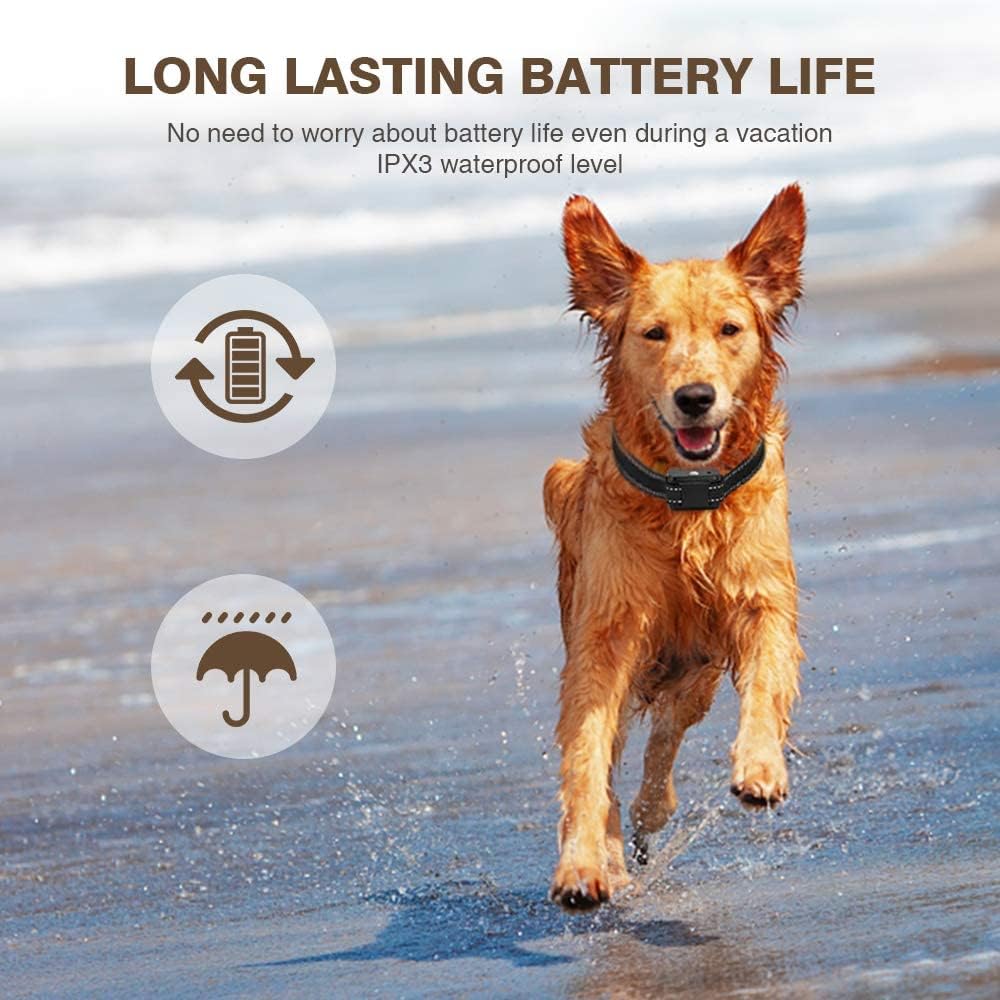 Citronella Bark Collar Citronella Dog Collar for Barking Automatic No Barking Collars Spray Bark Collars Anti Barking Device Stop Dogs Barking for Small Large Medium Dog 