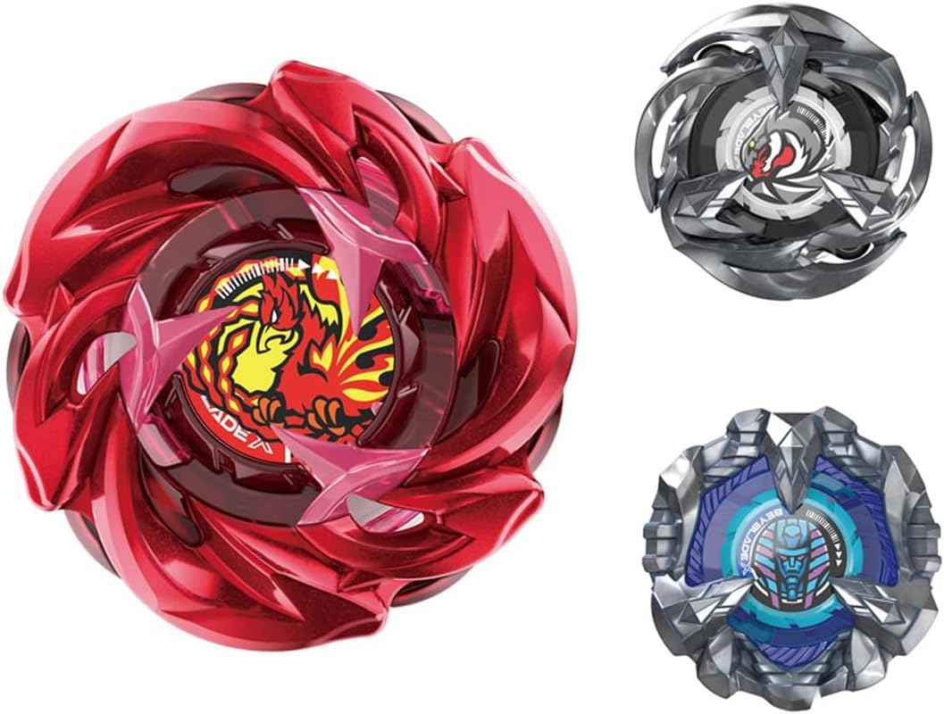 Takara Tomy Beyblade X Starter Set - UX-07 Phoenix Rudder Deck Set 