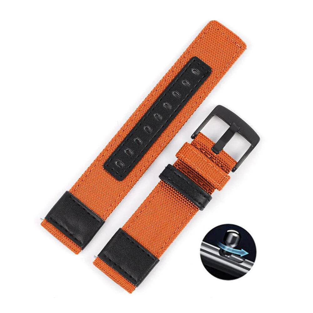 Adjustable Size Watch Nylon Woven Watch Strap 