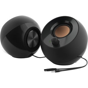 Creative Pebble 2.0 Speaker System - 4.4 W RMS - Black 