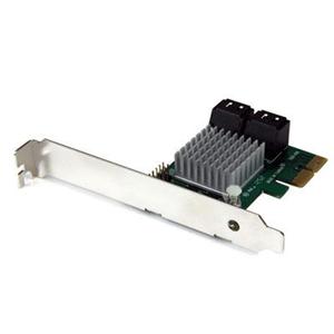 4 Port PCI Express 2.0 SATA III 6Gbps RAID Controller Card with HyperDuo SSD Tiering 