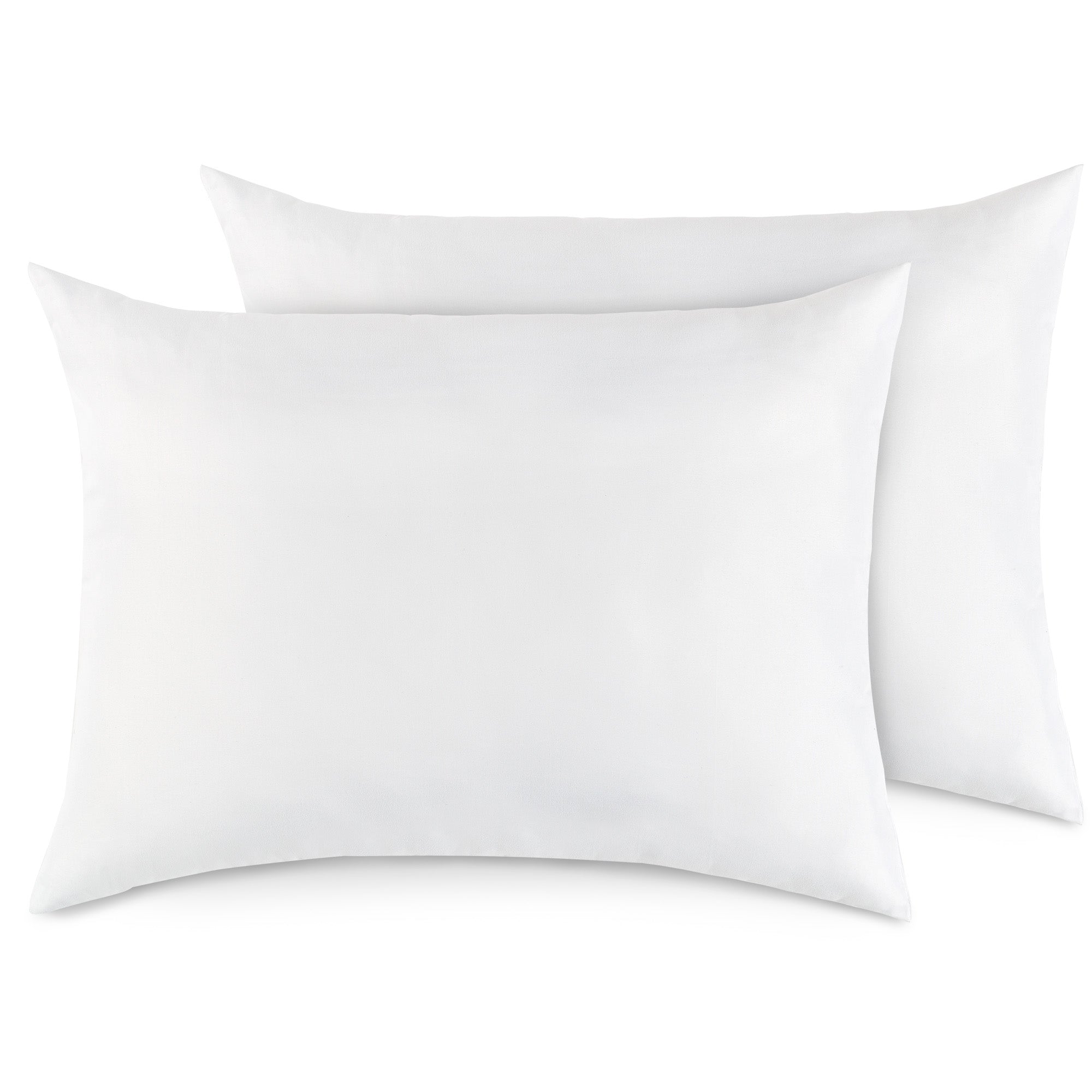 Woven 2 Piece Hotel Collection Bed Pillow, Queen Size. Designed for Back, Stomach or Side Sleepers, 18x24 