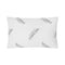 Charcoal Knit Matelassé Hotel Collection Queen Pillow 20x30 – Hypoallergenic, Premium Supportive Fill, Machine Washable