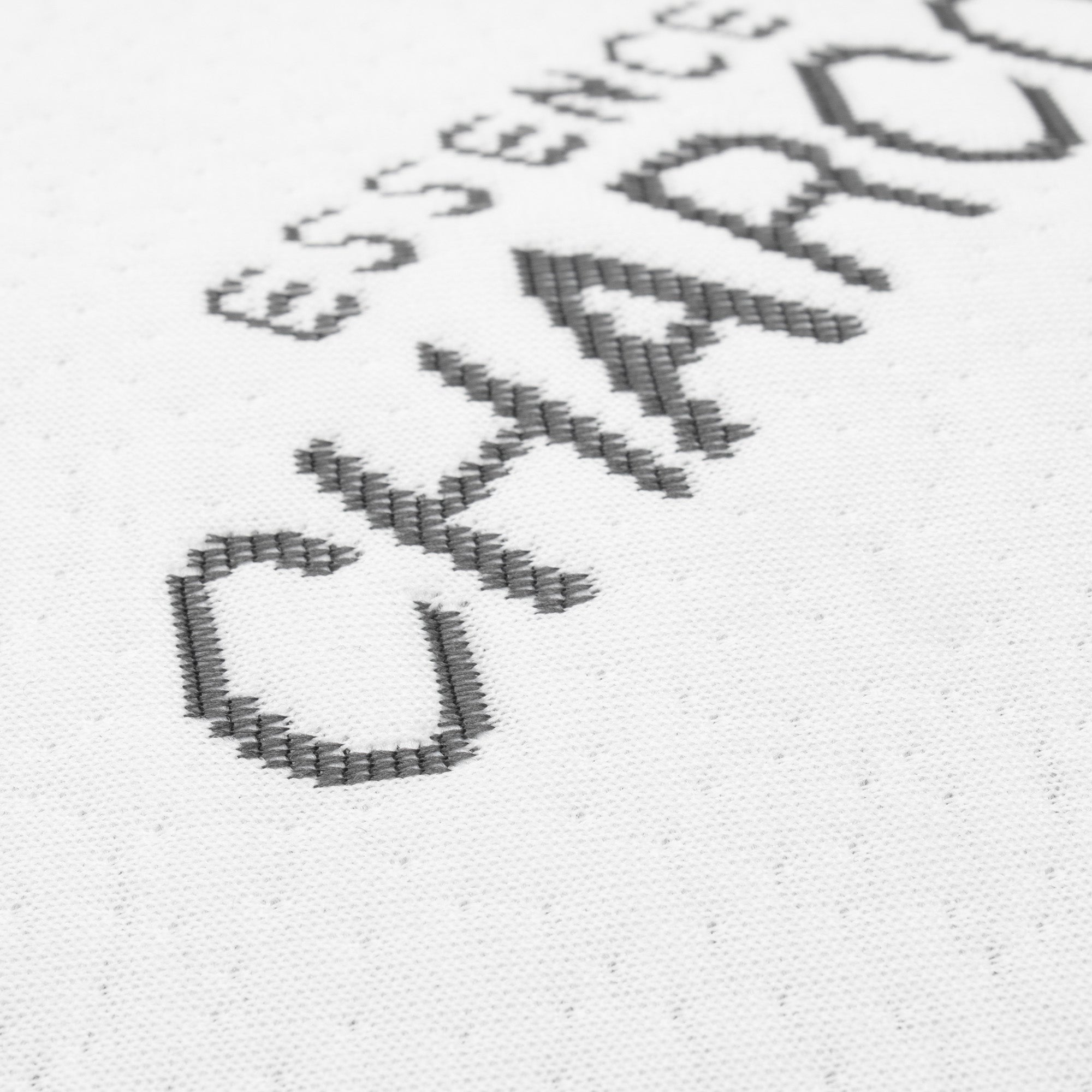 Charcoal Knit Matelasse Hotel Collection Bed Pillow, Queen Size. Designed for Back, Stomach or Side Sleepers, 20x30 