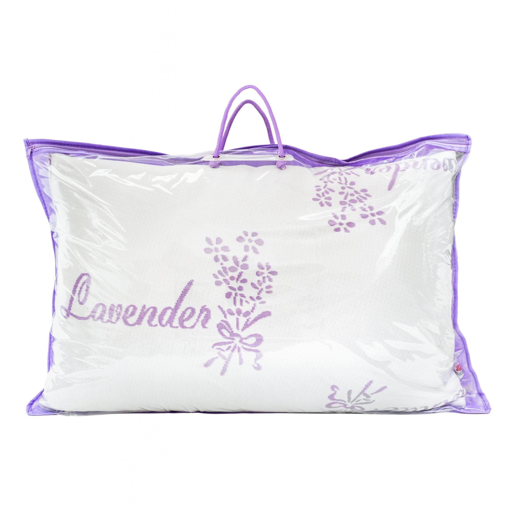 Knit Lavender Oil Infused Hotel Collection Bed Pillow, Queen Size. Designed for Back, Stomach or Side Sleepers, 20x30 