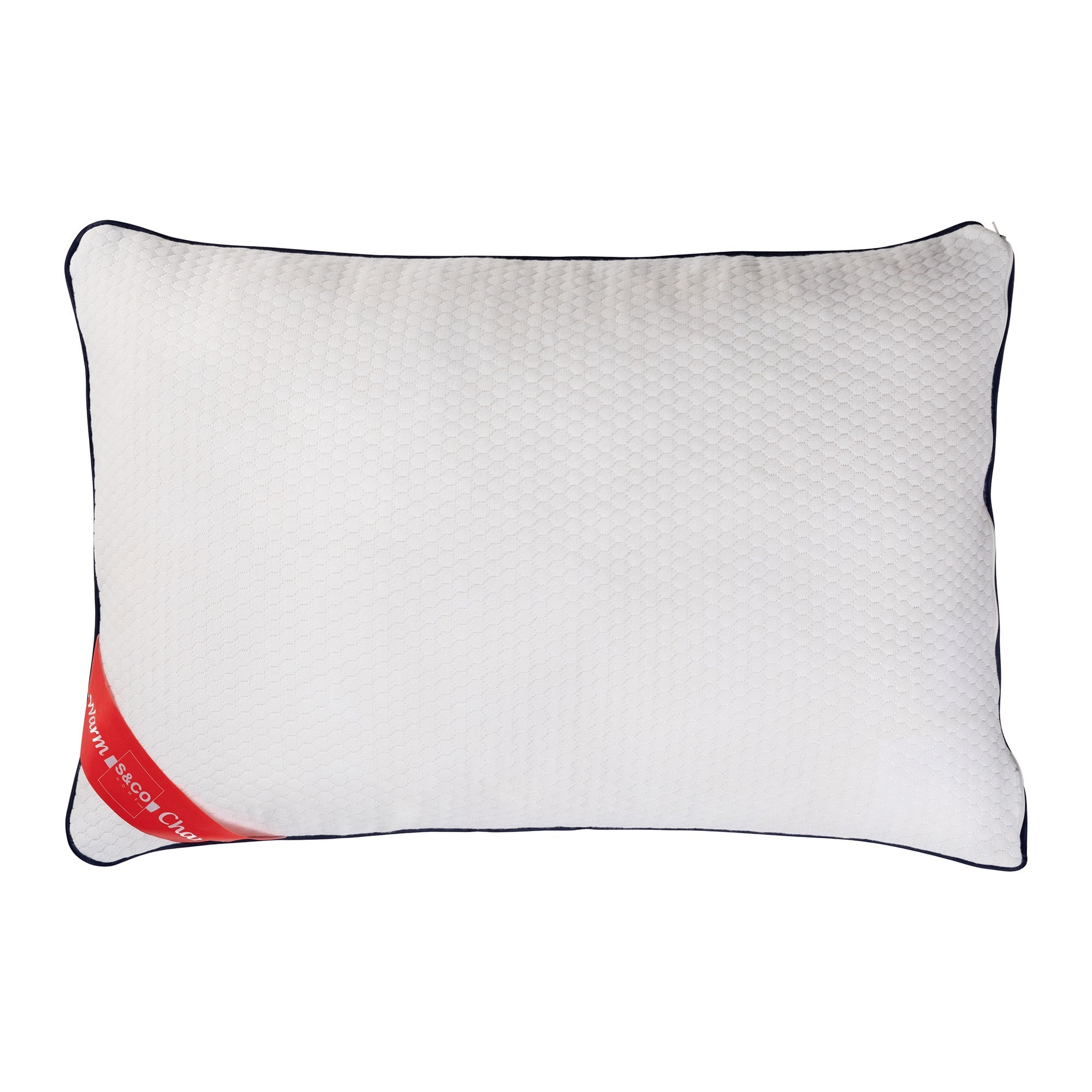 Cooling Matelasse Hotel Collection Bed Pillow, Queen Size. Designed for Back, Stomach or Side Sleepers, 20x30, White 