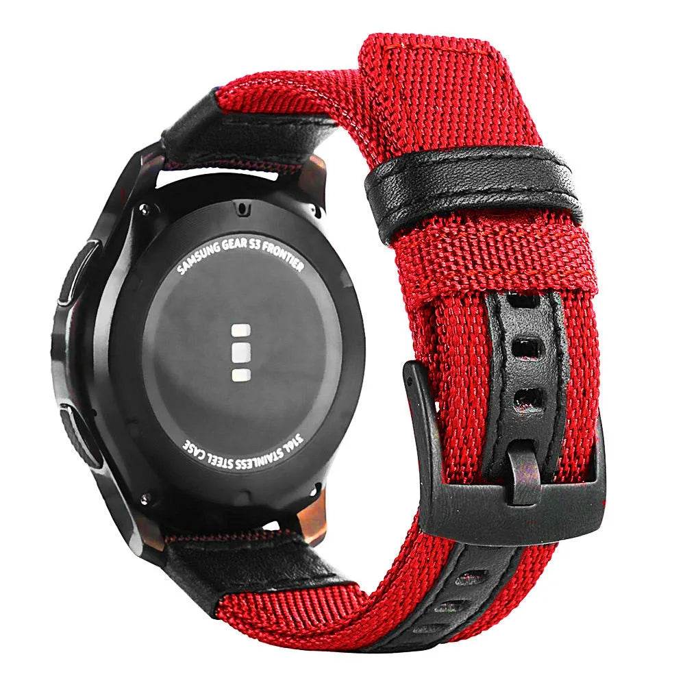 Adjustable Size Watch Nylon Woven Watch Strap 