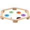 Qaba 6 PC Wooden Balance Beam for Kids, for Coordination, for Indoor Outdoor