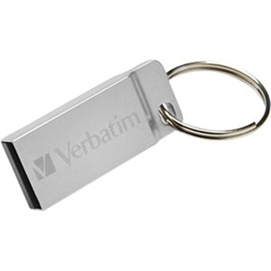 Verbatim 32GB Metal Executive USB Flash Drive - Silver 